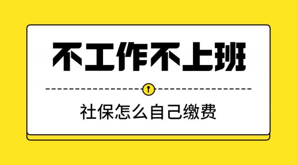 没工作、不上班，社保怎么自己缴费？-蚂蚁社保