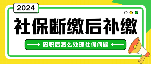 社保断缴后还能补缴吗？离职后社保怎么处理？ – 蚂蚁社保